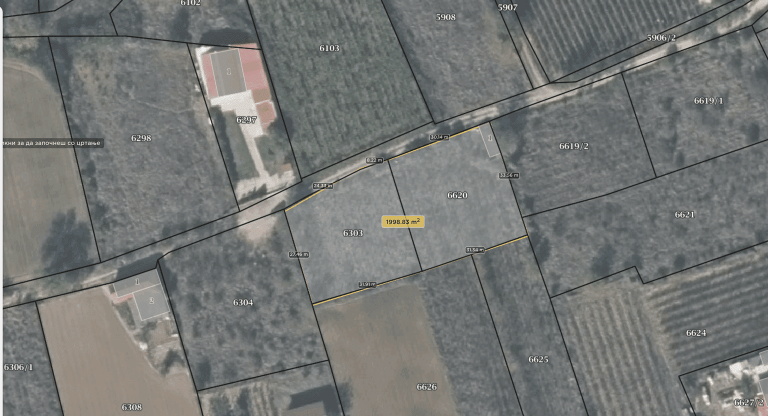 Grundstück in Gevgelija - Dincut - 2,000 m2